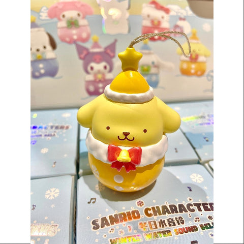 Pompompurin Sanrio Characters Winter Water Sound Bell Series Pompompurin