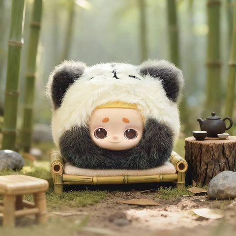 Nook My Date With The Forest Vinyl Plush Pendant Blind Box Series: Lazy Panda (Confirmed Style) Complete Set