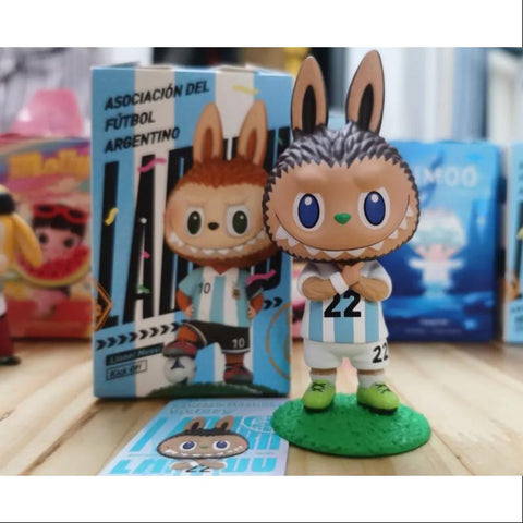 Labubu The Monsters Argentina Soccer Football Team Series Lautaro Martínez  Victory