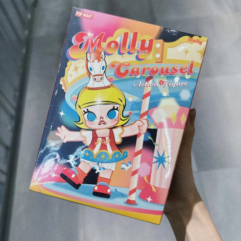 MOLLY Carousel アクションフィギュア　pop mart MEGA ROYAL MOLLY 1000% Shana Chang. Dun Huang-Copy - POP