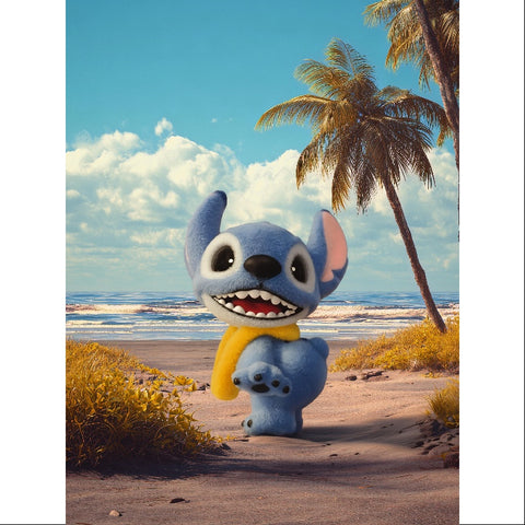 Disney Stitch Fluffy Adventure Series Dance