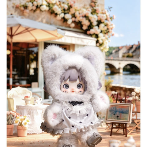 Nommi Forest Kingdom BJD Blind Box Series: Curly-Tail Kitty (Confirmed Style)