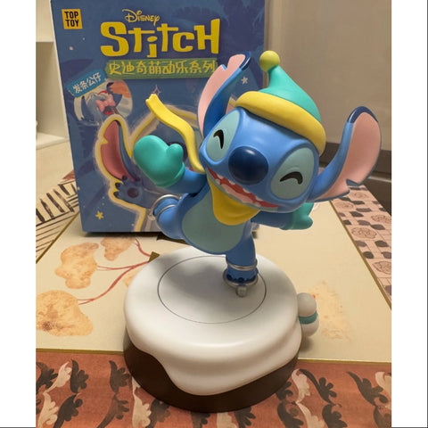 Disney Stitch Clockwork Series Snow skating