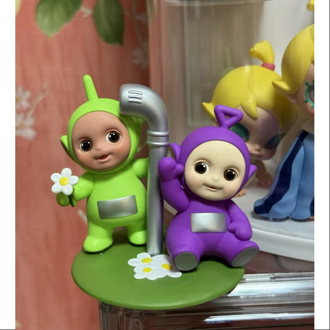 Teletubbies Companion Series Tinky Winky & Dipsy listening to the voice trumpet