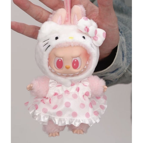 Labubu The Monsters Hello Kitty and Friends Vinyl Plush Pendant Blind Box Series: Hello Kitty (Confirmed Style)