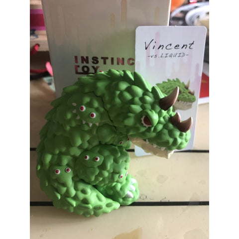 Vincent Instinctoy Relax Blind Box Series: Green Dragon (Confirmed Style)