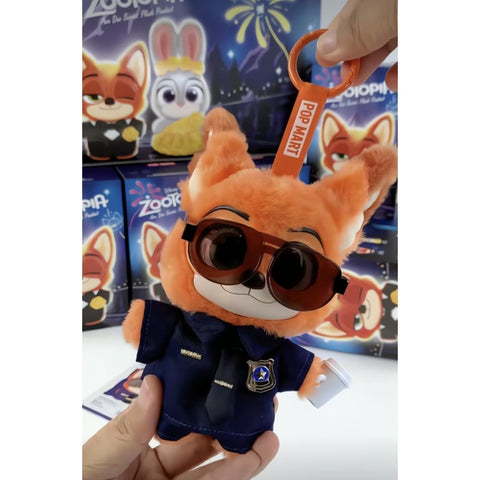 Nick Zootopia Ace Duo Plush Pendant Blind Box Series: Officer Nick (Confirmed Style)