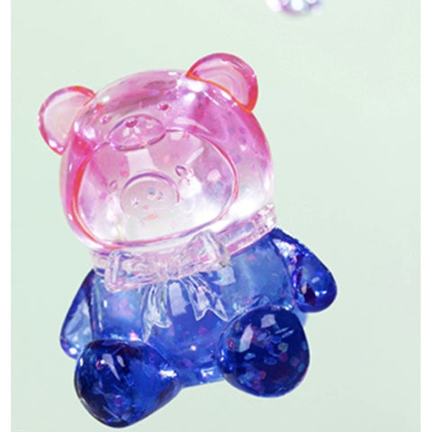 LuLu the Piggy Teddy Mini Season 1 Blind Bag Series: Rainbow Crystal Pink (R 1/20) (Confirmed Style)