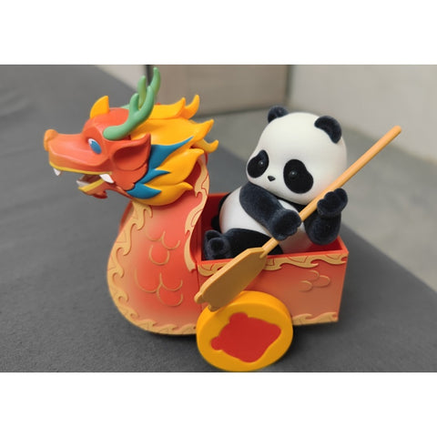 Panda Roll Dragon Boat Racing Blind Box Series: Dragon Boat Pilot (Confirmed Style)