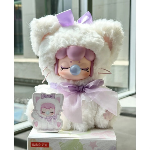 Nanci Tea Time Kitties Vinyl Plush Series White Angel