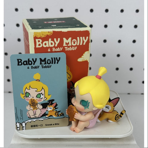 Baby Molly & Baby Tabby Series Figures - POP MART (United