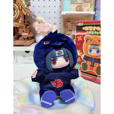 Itachi Uchiha Naruto Shippuden Cute Beast Sitting Party Plush Doll Blind Box Series: Itachi Uchiha (Confirmed Style)