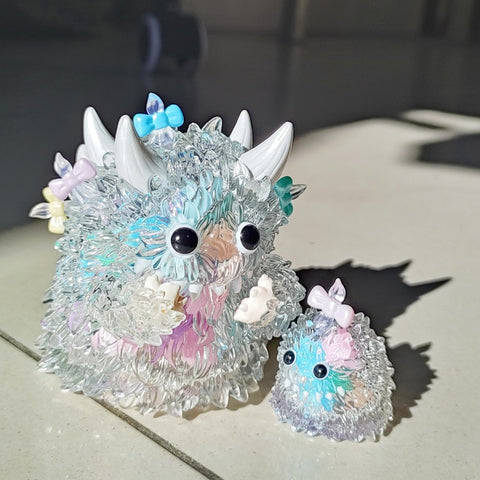 Instinctoy Monster Fluffy Joyful Life Blind Box Series: Flowy (Confirmed Style)