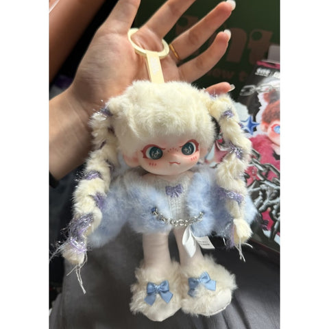 DORA Watch Out! Sweet & Cool Plush Pendant Blind Box Series: Frost Queen (Confirmed Style)