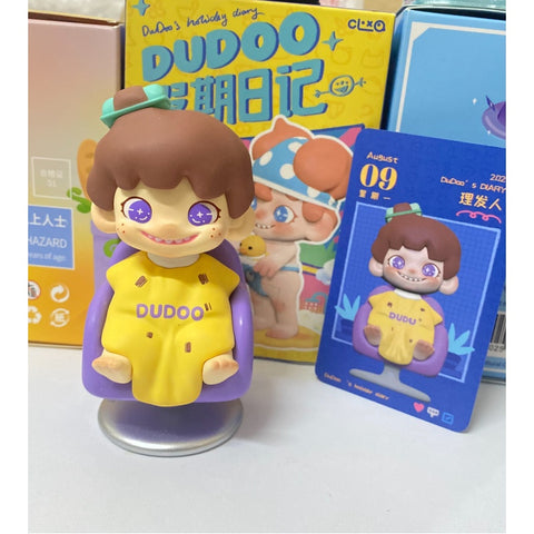 Dudoo Holiday Diary Blind Box Series: Haircut (Confirmed Style)