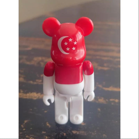 Bearbrick Series 32 FLAG Singapore 100%