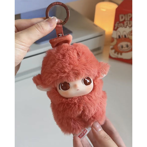 DIMOO Dip For Fun Plush Pendant Blind Box Series: Sunny Sausie (Confirmed Style)