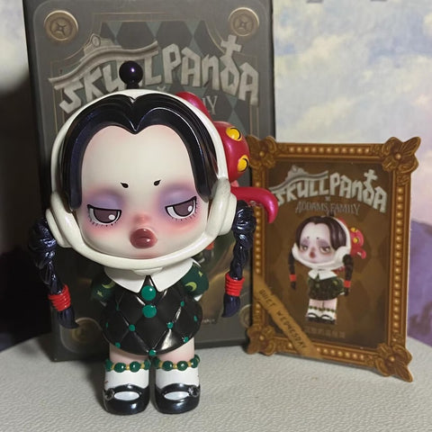 Skullpanda X The Addams Family Series Quiet Wednesday