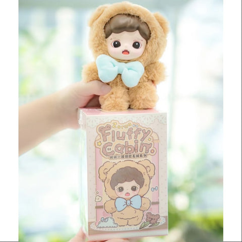 Baby Zoraa Fluffy Cabin Series Vinyl Plush Lulu Bear