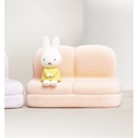Miffy Sofa Phone Stand Season 2 Blind Box Series: Light Orange Sofa (Secret, 1/96)