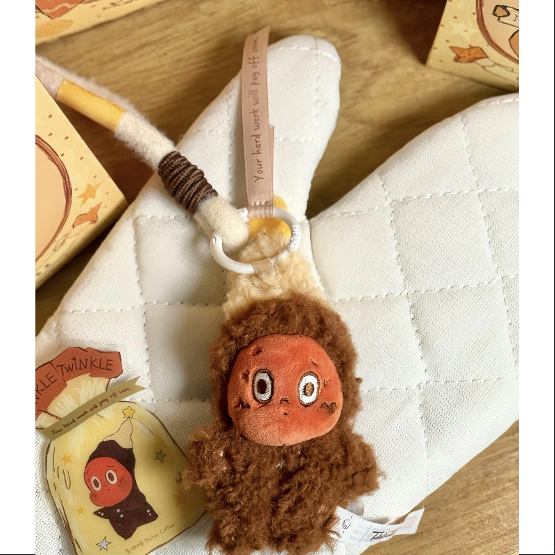 Twinkle Twinkle Savor the Moment Fresh Baked Mini Cookies Plush Pendant Series Bitter Coffee