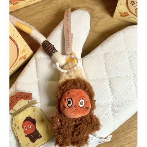 Twinkle Twinkle Savor the Moment Fresh Baked Mini Cookies Plush Pendant Series Bitter Coffee