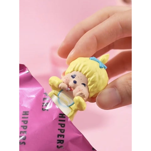 Monchhichi Hippers Colors Wink Blind Box Series: Yellow (Confirmed Style)