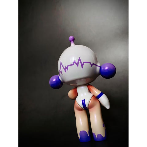 Skullpanda Baby Cyber Purple Limited Figurine