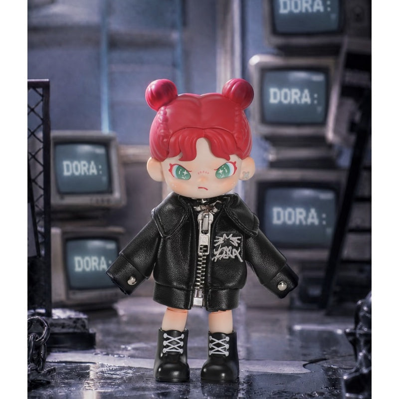 DORA Paw Print Block BJD Figure Blind Box Series: Dark Night Pioneer Cat (Confirmed Style)
