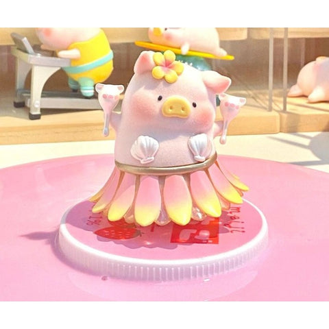 LuLu the Piggy Beach Party Hula Limited Pink