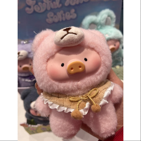LuLu the Piggy Joyful Time PVC Plush Keychain Series Whole Set Opened
