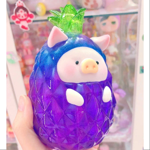 LuLu the Piggy XL Pineapple Purple 2021 Limited Edition