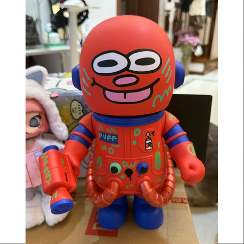 MEGA SPACE MOLLY 400% Jon Burgerman Space Cadets Series PUFF 2025 Limited Edition