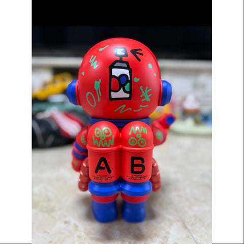 MEGA SPACE MOLLY 400% Jon Burgerman Space Cadets Series PUFF 2025 Limited Edition