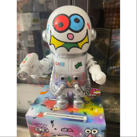 MEGA SPACE MOLLY 400% Jon Burgerman Space Cadets Series Secret CASH 2025 Limited Edition