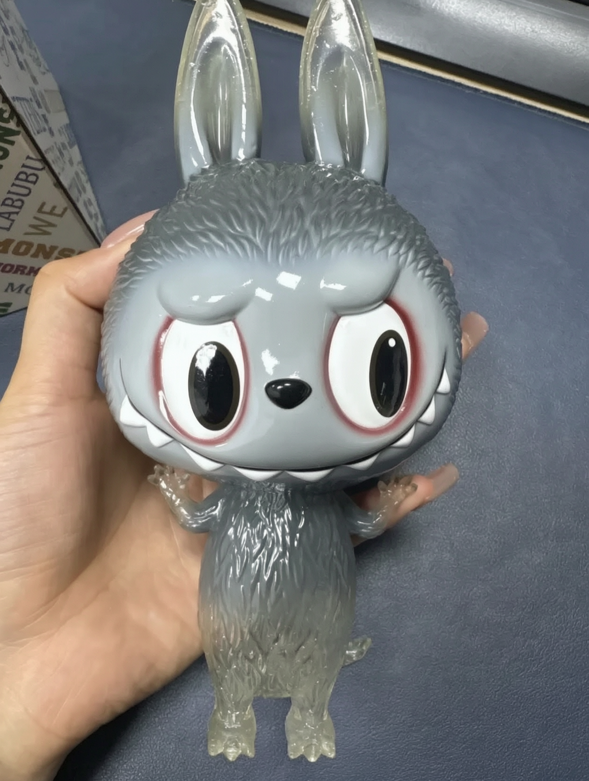 Zimomo The Monsters Lunar Gray Clear 2018 Limited Edition