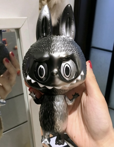Zimomo The Monsters Yin Yang Black and Silver 2018 Limited Edition