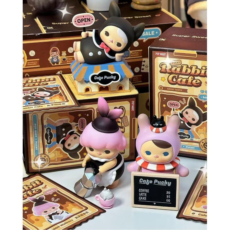 Pucky Rabbit PUCKY Rabbit Cafe Series Whole Set Opened – TOYSEZ