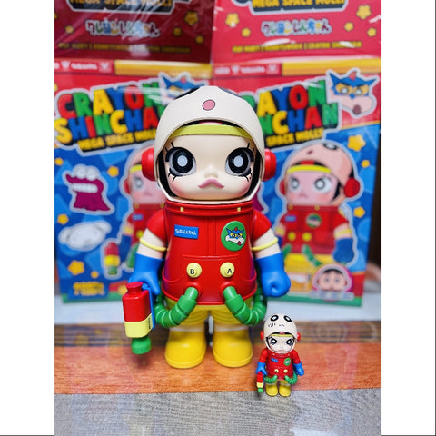 MEGA SPACE MOLLY 400% & 100% Crayon Shinchan 2025 Limited Edition