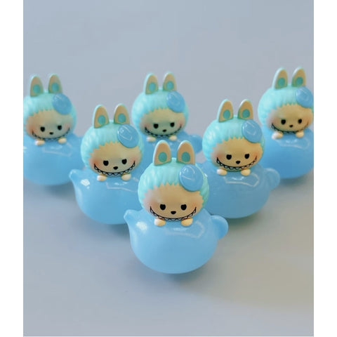 Labubu The Monsters Morning Tea Pop Bean Blue Set 2023 Limited Edition