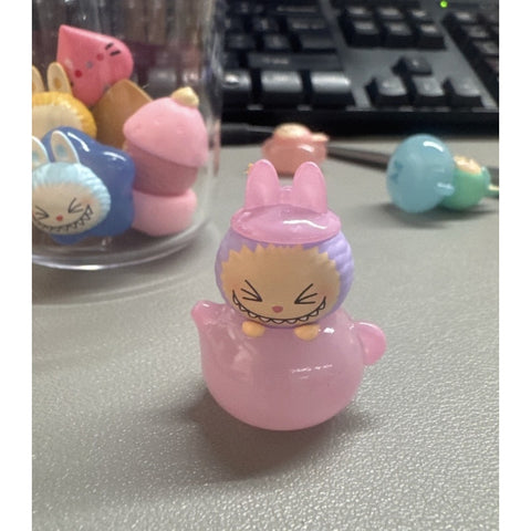 Labubu The Monsters Morning Tea Pop Bean Pink Set 2023 Limited Edition