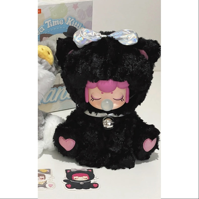 Nanci Tea Time Kitties Vinyl Plush Series Midnight Honey