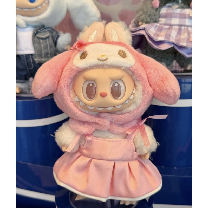 Labubu The Monsters Hello Kitty and Friends Vinyl Plush Pendant Blind Box Series: My Melody (Confirmed Style)