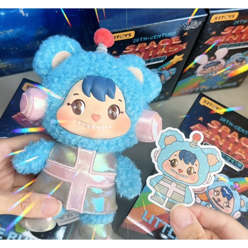 Little Buns 20th-Century Space Fantasy Plush Pendant Blind Box Series: Deep Space Radio - Bear Face (Confirmed Style)