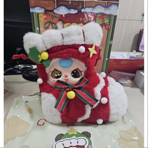 Baby Three 400% Merry Christmas Plush Doll Series Secret Christmas Stocking (1/48)