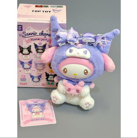 My Melody Sanrio Characters Kuromi Party Plush Pendant Series My Melody