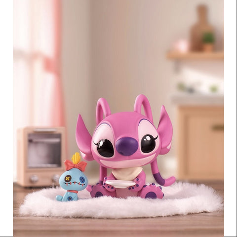 Disney Stitch on a Date Series Waiting for Dinner