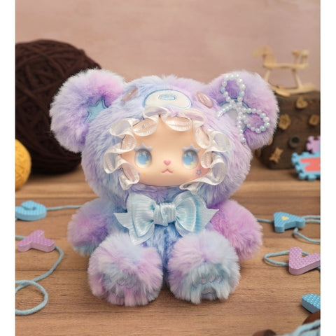 Emma Bear Alliance Vinyl Plush Blind Box Series: Starry Purple Mochi (Confirmed Style)