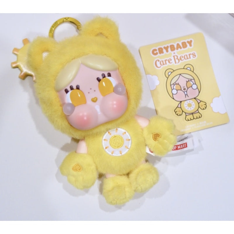 Crybaby × Care Bears Vinyl Plush Pendant Blind Box Series: Sunshine Bear (Confirmed Style)