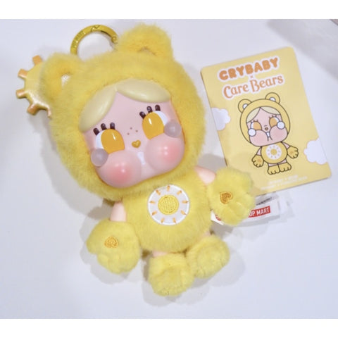 Crybaby × Care Bears Vinyl Plush Pendant Blind Box Series: Sunshine Bear (Confirmed Style)